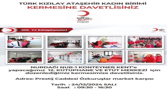 Ataşehir Kızılay Şubesinden anlamlı Kermes