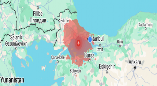 İstanbul'da peş peşe depremler en büyüğü 6.2 büyüklüğünde!