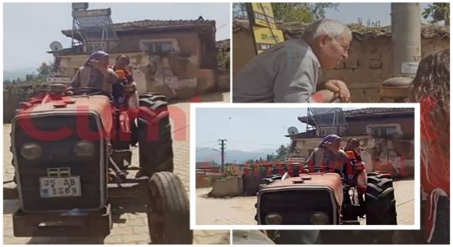 Kadınlar traktörlerle ev ev gezerek Ekrem İmamoğlu için imza topladı!
