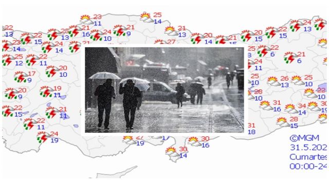 Haftasonu sağanak geliyor