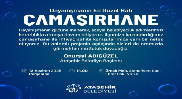Ataşehir Belediyesi’nden ücretsiz yeni bir hizmet