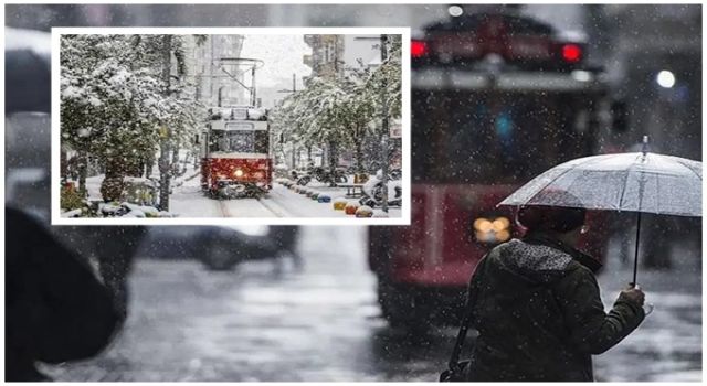 İstanbul'da kar yağışı için saat belli oldu!