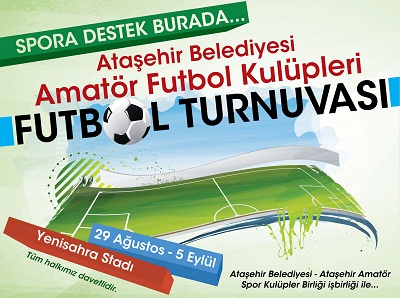 ATAŞEHİR'DE FUTBOL TURNUVASI