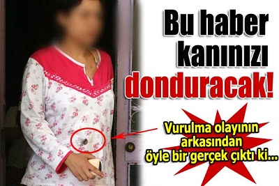 Karnındaki bebeğini silahla vurdu