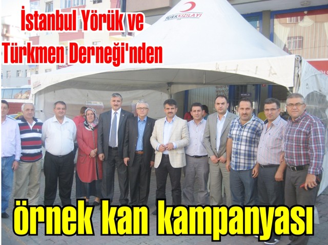 Yörükler'den kan kampanyası