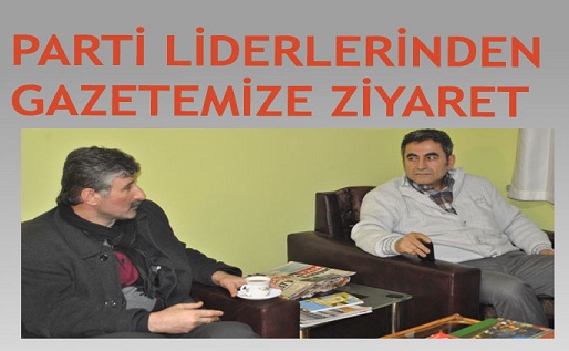 Parti liderleri Gazete Ataşehir'i ziyaret etti