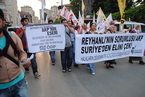 İçerenköy'de Protesto Eylemi