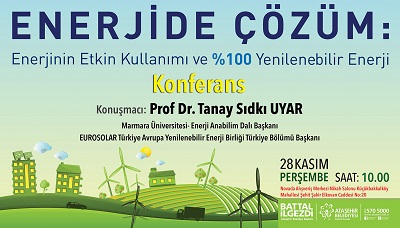 Enerjide Çözüm konferansına davetlisiniz