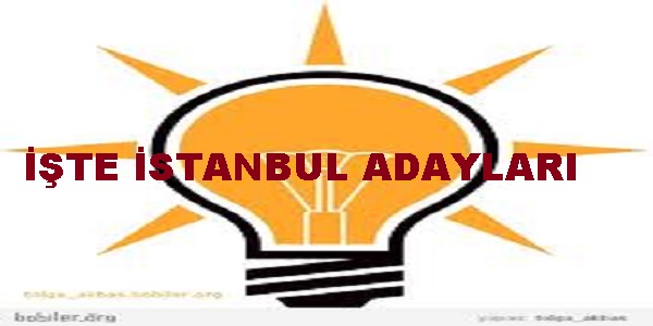 AK Parti İstanbul adayları