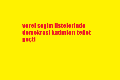 Eşit temsil gelecek seçime kaldı