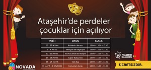 Ataşehir’de perdeler çocuklar için açılıyor