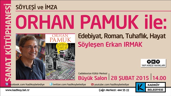 ORHAN PAMUK KADIKÖY'DE