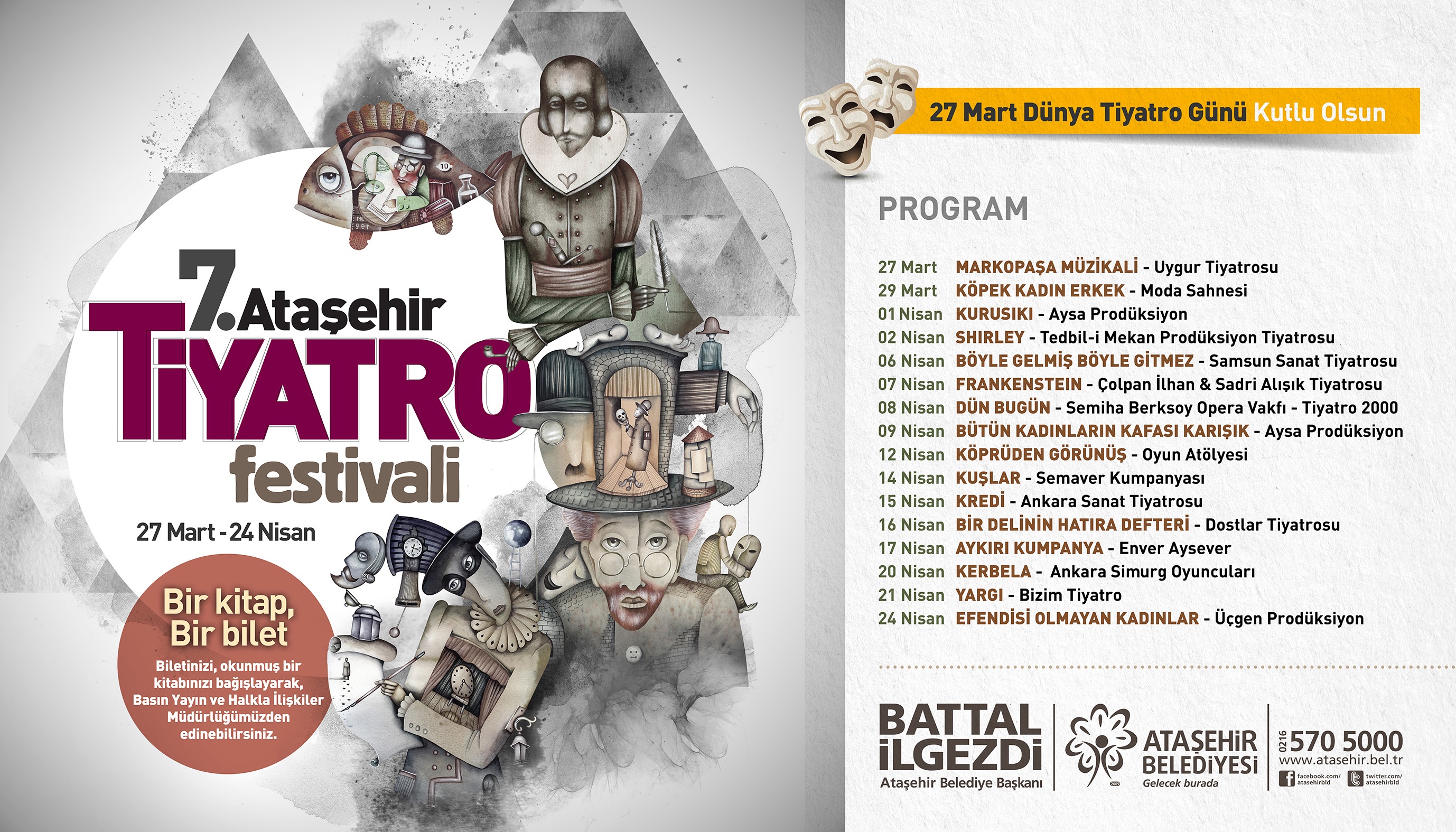 7. Ataşehir Tiyatro Festivali Başlıyor