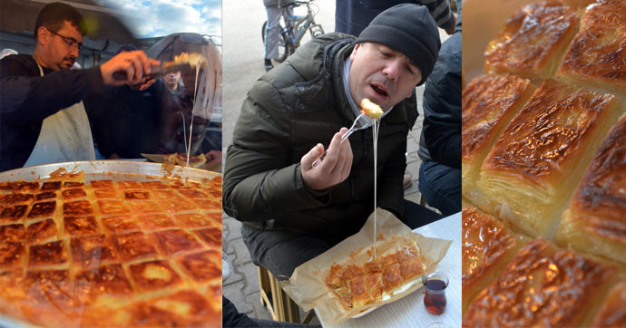 Börek için İzmir'den Adana'ya geldiler