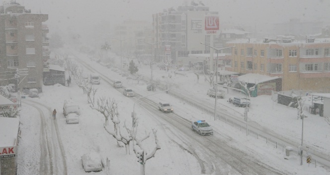 Mersin'de kar hayatı felç etti