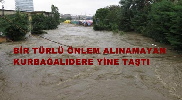 KURBAĞALIDERE YİNE TAŞTI