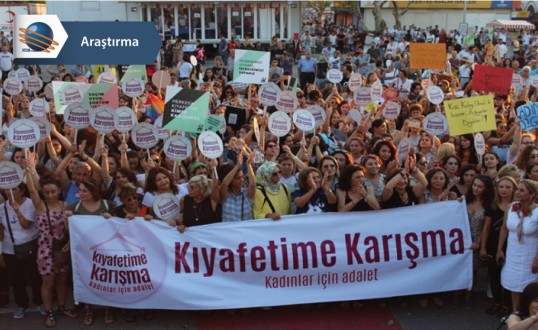 Kadınlar özgürlükleri için “Kıyafetime karışma!” dedi