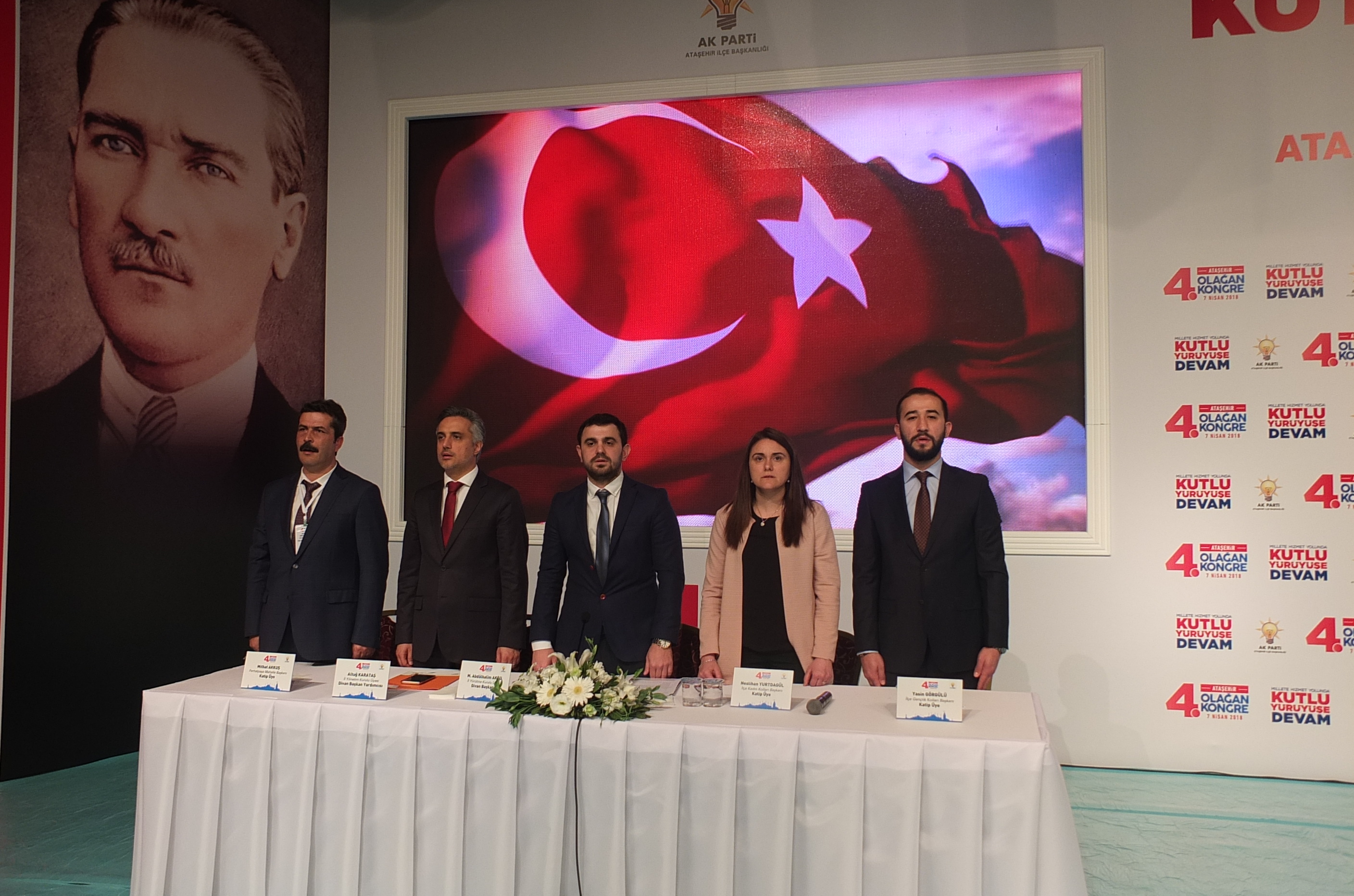 AK PARTİ ATAŞEHİR 4.OLAĞAN KONGRESİ YAPILDI