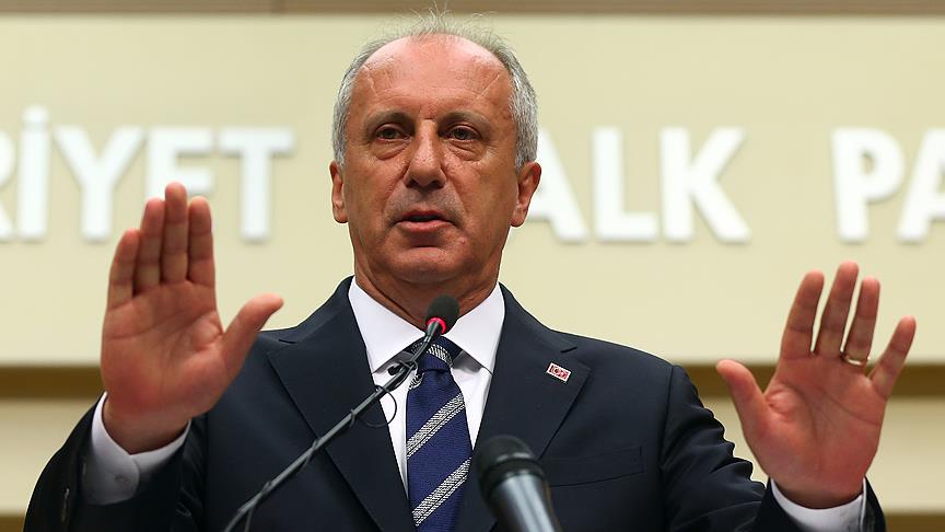 CHP'Lİ İNCE: GİZLİ AJANDALARIM, GİZLİ PLANLARIM YOK