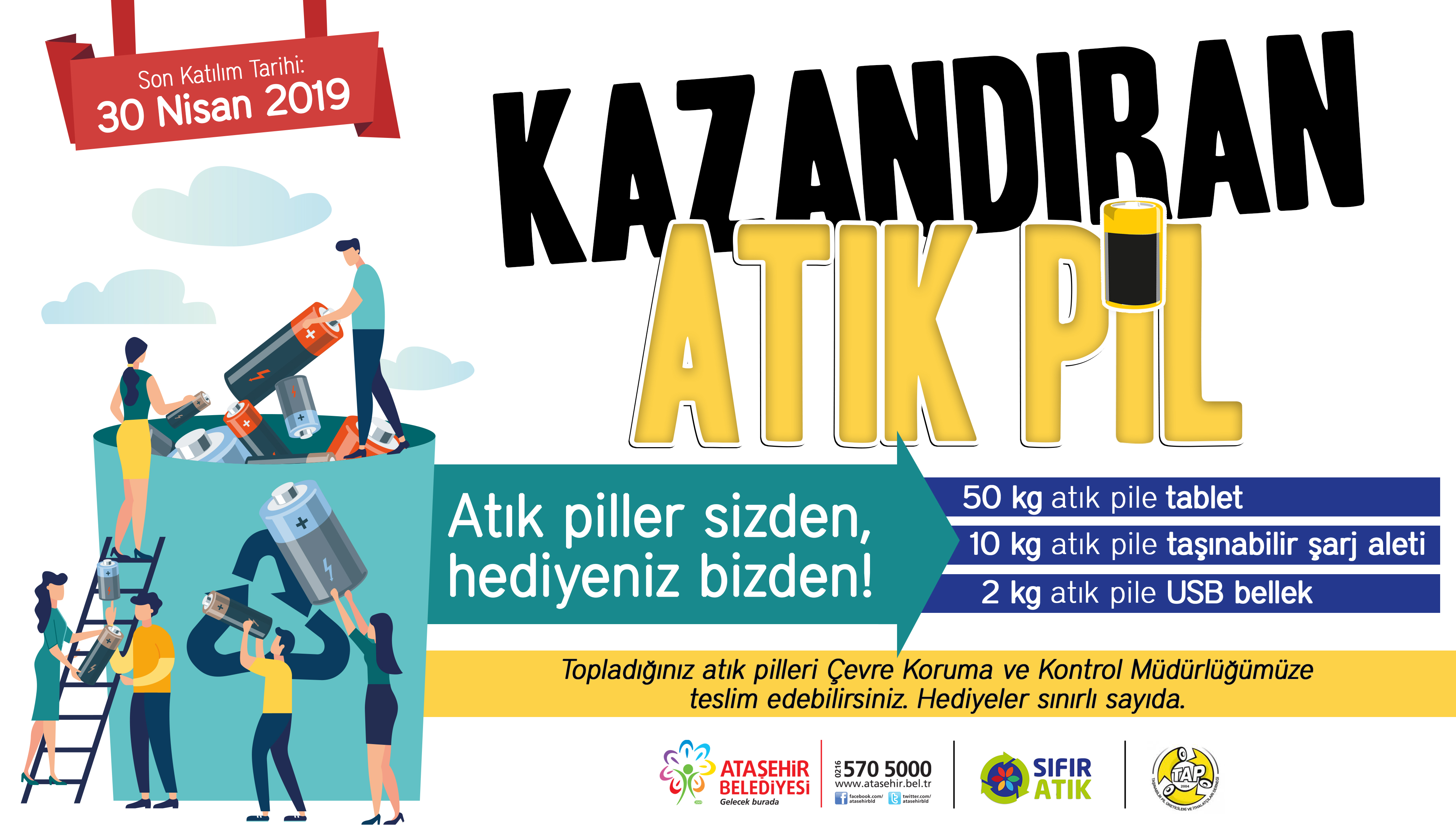 ATIK PİLLER KAZANDIRIYOR