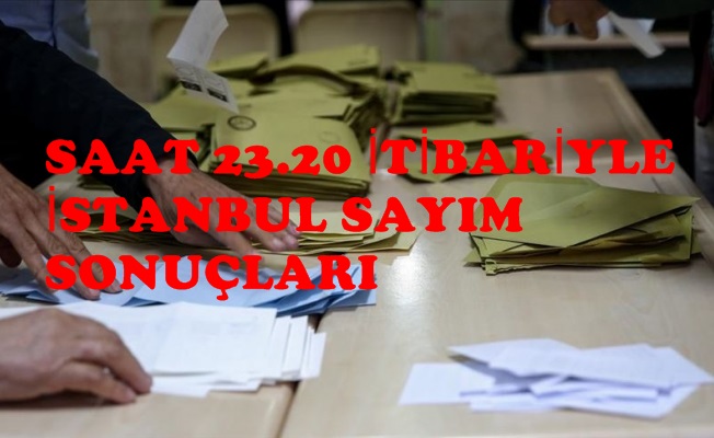 İşte Saat 23.20 itibariyle Son Veriler