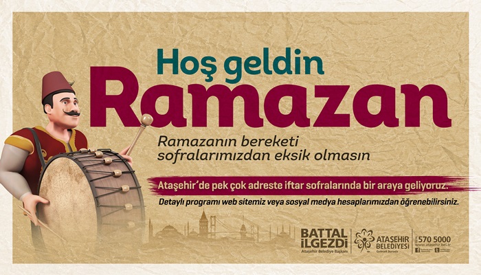 ATAŞEHİRLİLER RAMAZAN SOFRALARINDA BULUŞUYOR