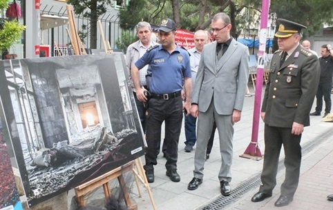 15 Temmuz Demokrasi Sergisi Prestij Caddesi’nde Açıldı