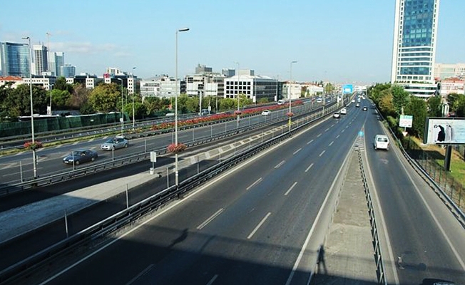 İstanbul'da yollar boş kaldı