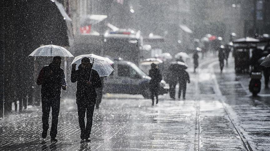 Meteoroloji'den kuvvetli yağış uyarı