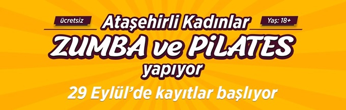 HAYDİ KADINLAR ZUMBA VE PİLATESE DAVETLİSİNİZ