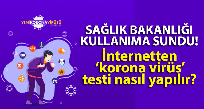 İnternetten koronovirüs testi nasıl yapılır?