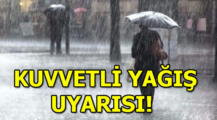 Meteoroloji'den İstanbul için yağış uyarısı