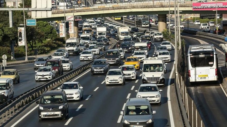 Bayram sonrası İstanbul’da trafik yoğunluğu