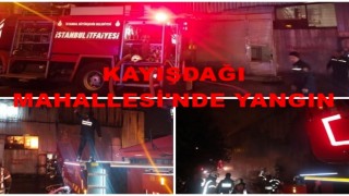 Ataşehir Kayışdağı Mahallesi’nde kimyasal madde deposunda yangın