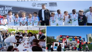 Ataşehir’de çocuklar doyasıya eğlendi