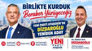 YENİ PARTİ ATAŞEHİR’DE DİZDAROĞLU YENİDEN ADAY