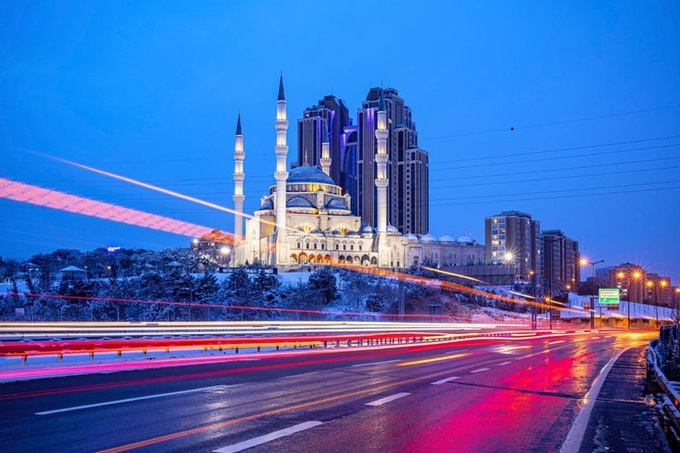 İstanbul'dan kar manzaraları