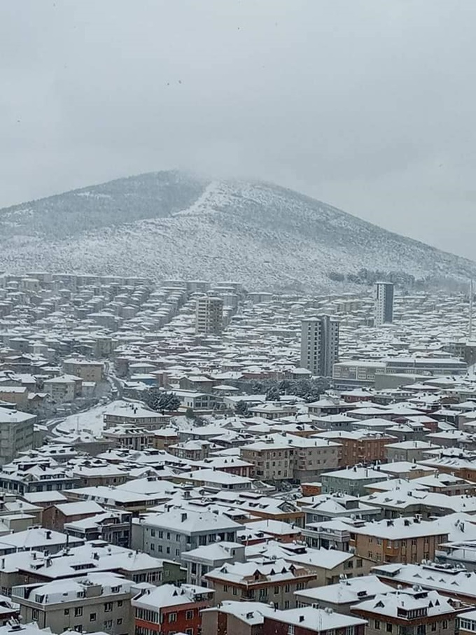 İstanbul'dan kar manzaraları