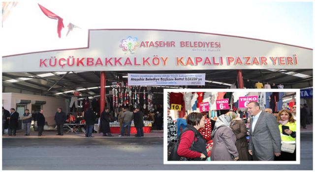 Ataşehir Belediyesi dolu riskine karşı Kapalı pazar alanlarını otoparka dönüştürdü