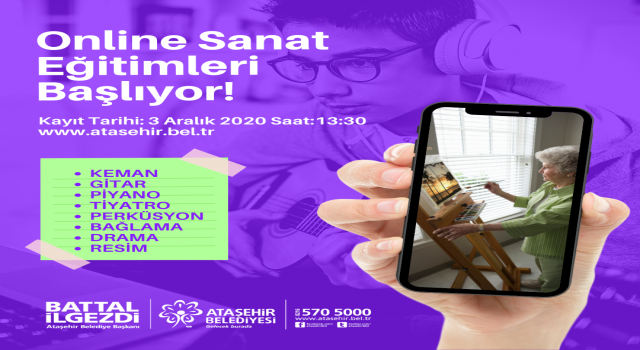 KIŞ SANAT EĞİTİMLERİ İÇİN YENİ DÖNEM BAŞLIYOR