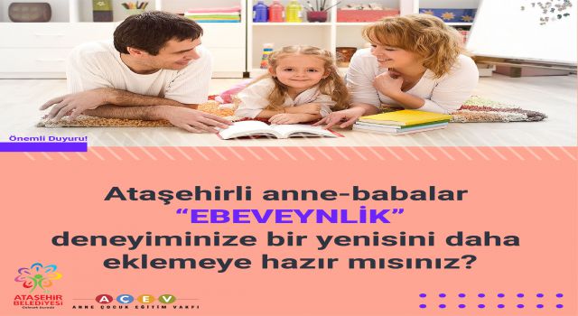 Ataşehir'de anne ve baba buluşmaları başlıyor