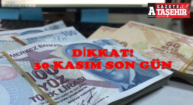 GSS prim borçları için son gün 30 Kasım!