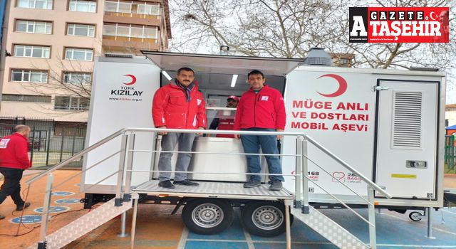 Müge Anlı ve Dostları Mobil Aşevi Ataşehirlilerin hizmetinde