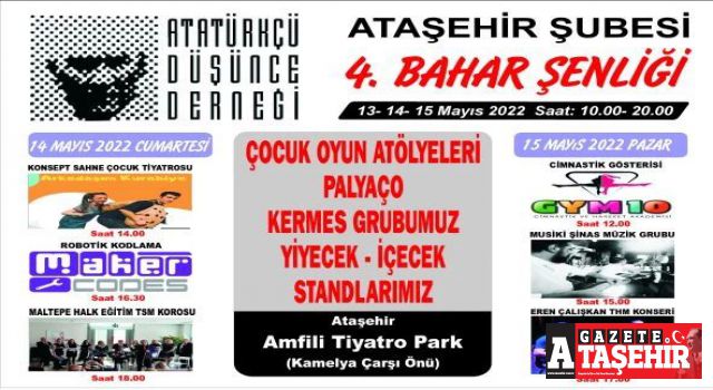 Ataşehir ADD’den 4. Bahar Şenliği