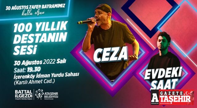 Ataşehir’de 30 Ağustos Zafer Bayramı coşkuyla kutlanacak