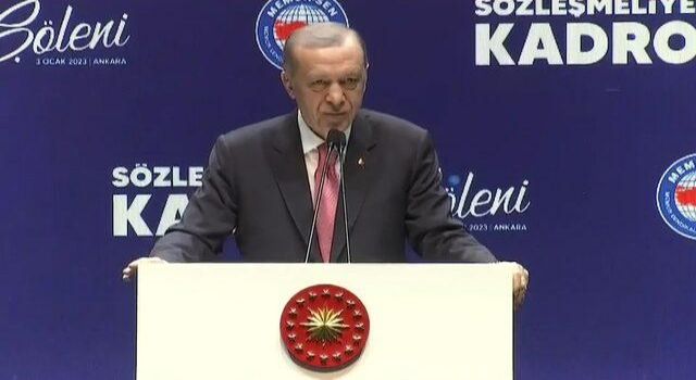 Erdoğan memur ve emeklinin yeni zam oranını açıkladı!