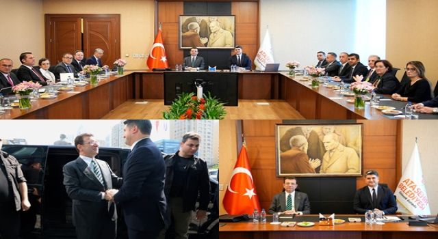 İBB Başkanı Ekrem İmamoğlu, Ataşehir Belediyesi’ni ziyaret etti