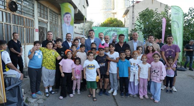 Yenisahralı çocuklar şenlikte gönüllerince eğlendi