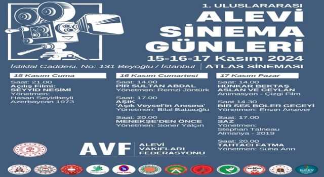 Alevi Vakıfları Federasyonu’ndan Alevi Sinema Günleri etkinliği