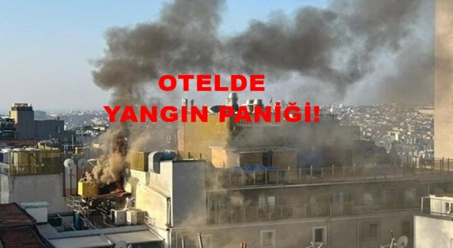 İstiklal Caddesi'nde otelde yangını